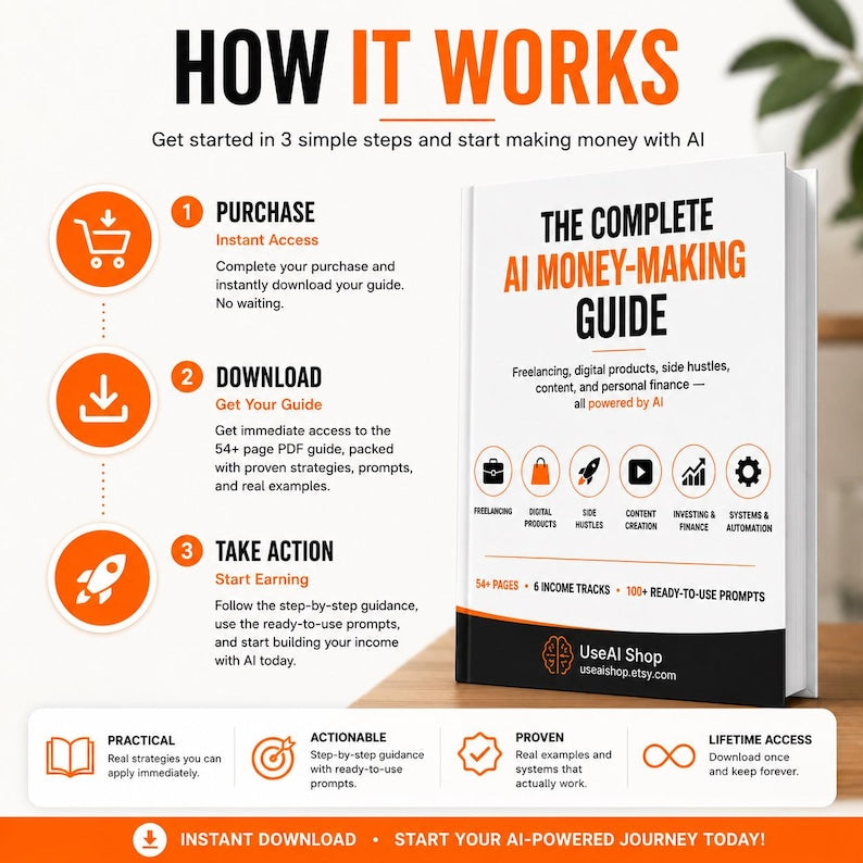 Complete AI Money Making Guide | 55-Page eBook